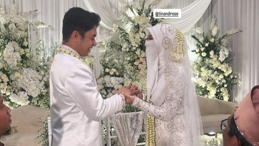 Pernikahan Fiki Nakri dengan Tinandrose / Foto: IG