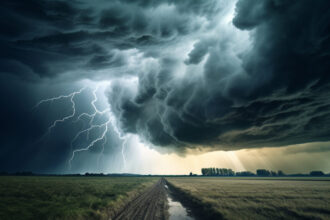 Ilustrasi badai/ Foto: freepik