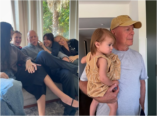 Bruce Willis bersama keluarga/ Foto: m.entertain.naver