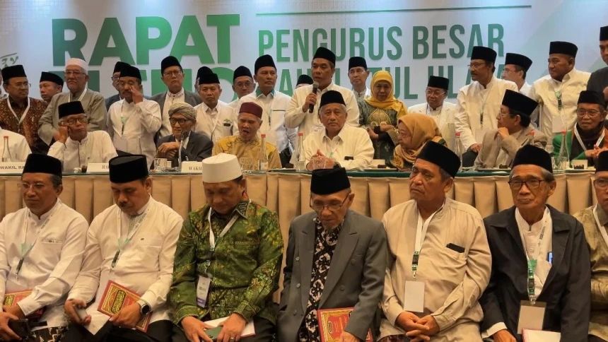 Peserta rapat pleno PBNU di Hotel Sultan Jakarta/ Foto: courtesy NU Online