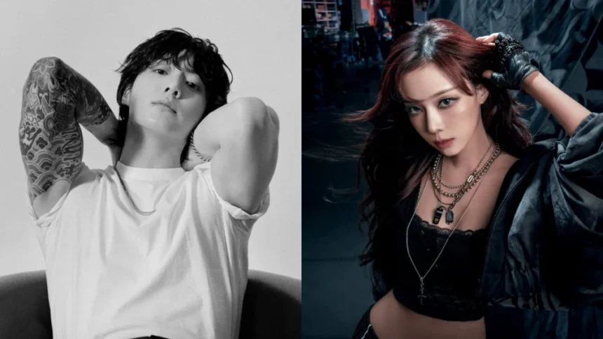 Jungkook dan Winter aespa/ Foto: capture allkpop