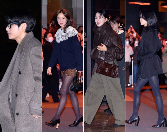 Para artis yang menghadiri pernikahan Shin Min-a dan Kim Woo-bin/ Foto: m.entertainmen.naver