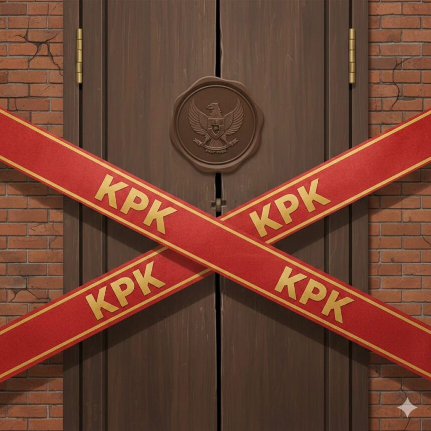 Ilustrasi segel KPK/ Foto: gemini AI