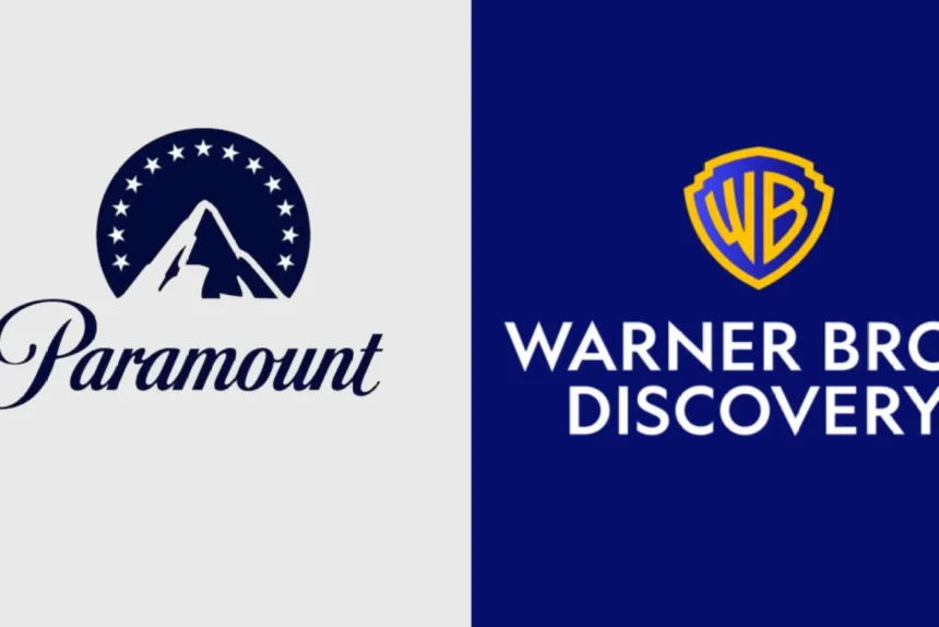 Logo Paramount dan Warner Bros/ Foto: capture variety