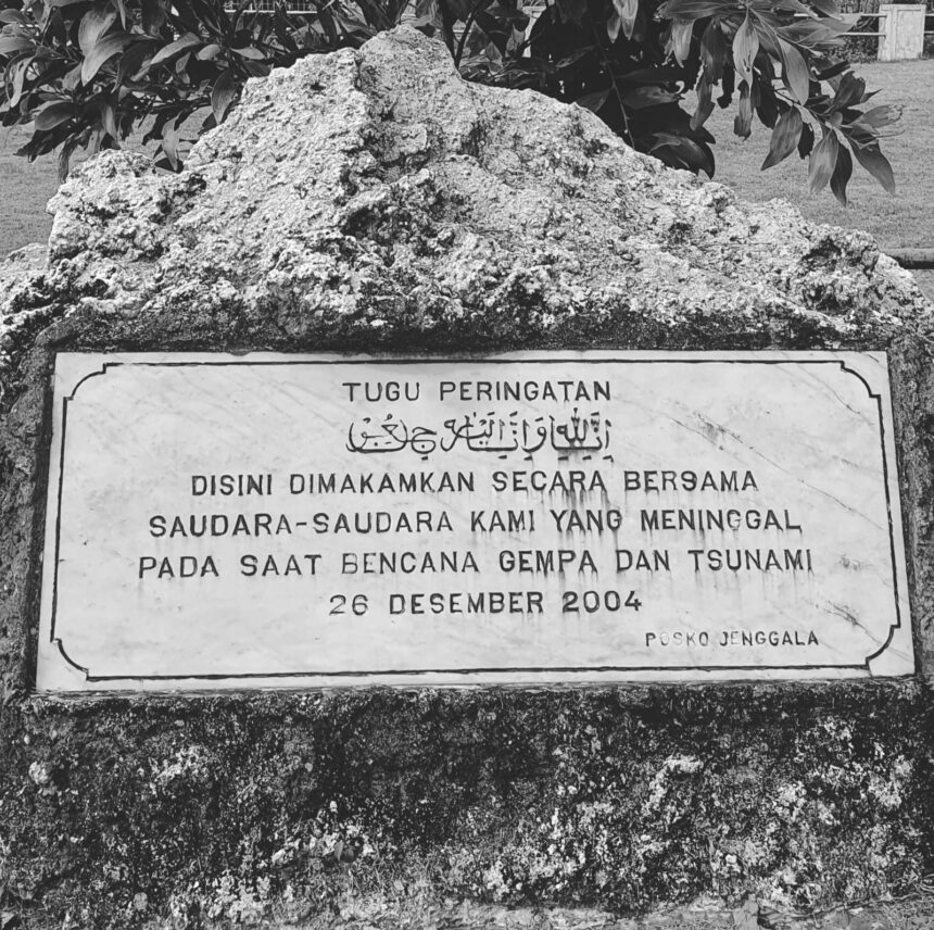 Prasasti tsunami Aceh/ Foto: Ist