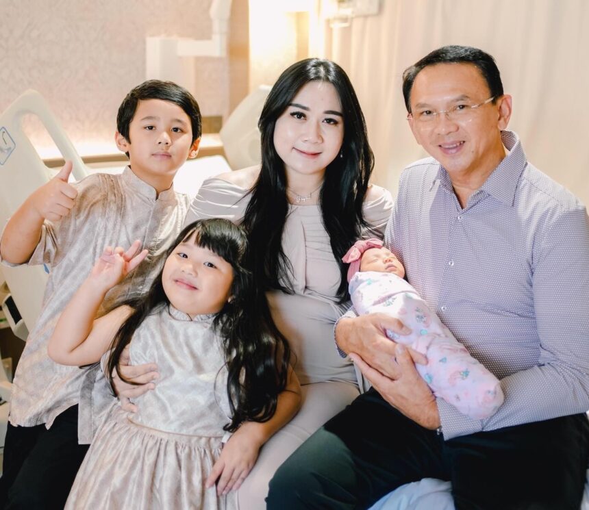 Postingan Ahok saat menyambut kelahiran putri ketiga / Foto: capture Instagram