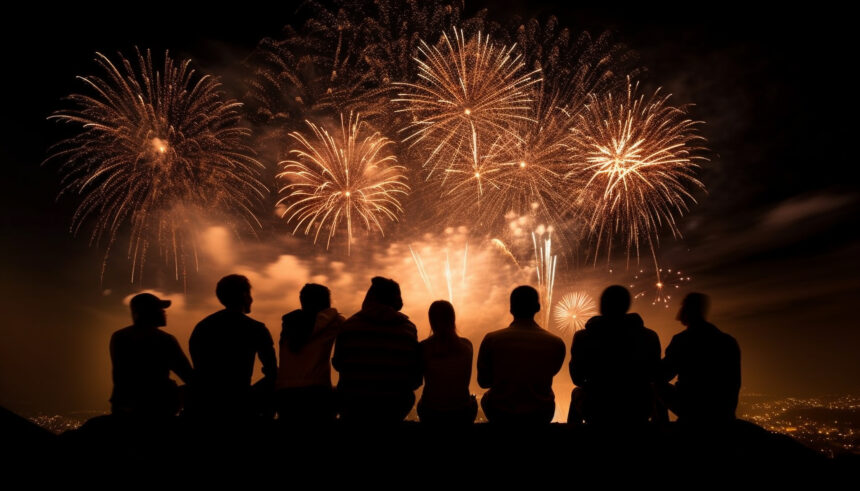 Ilustrasi perayaan malam tahun baru/ Foto: freepik