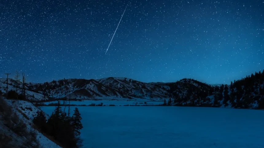 Ilustrasi bintang jatuh/ Foto: capture Space