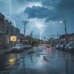 Ilustrasi hujan dan badai petir/ Foto: Freepik