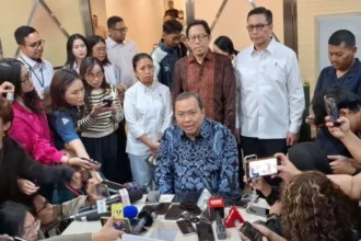 Iman Rachman saat jumpa pers/ Foto: courtesy ANTARA