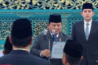 Tangkapan layar Presiden Prabowo melantik Dewan Energi Nasional / Foto: youtube