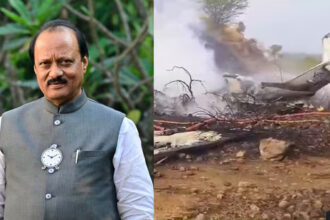 Aji pawar dan pesawat yang ditumpanginya hancur/ Foto: hindustani times