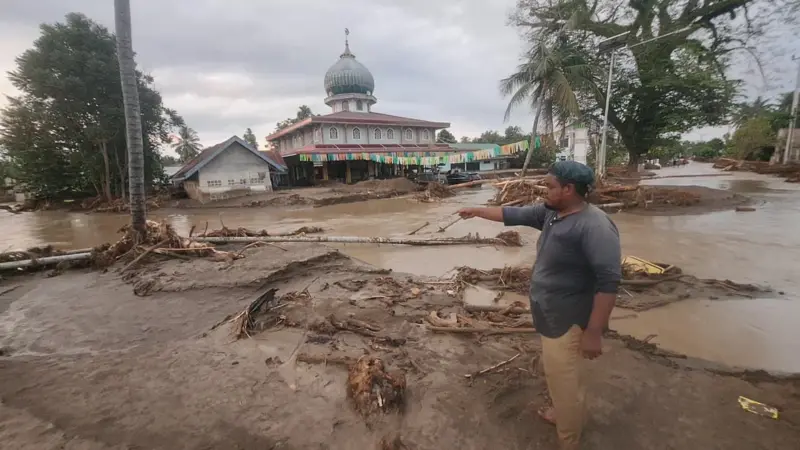 Bencana banjir di Sumatera dan Aceh/ Foto: capture BBC
