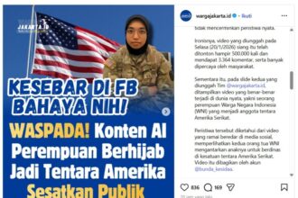 Tangkapan layar instagram wargajakarta.id/ Foto: instagram