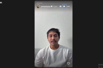 Tangkapan layar instagram story Mohan Hazian/ Foto: Instagram