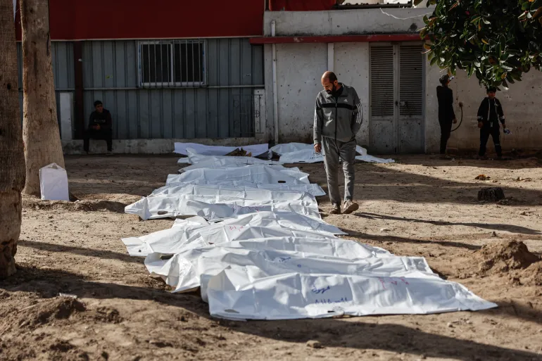 Jenasah para korban kekerasan di Gaza/ Foto: al jazeera