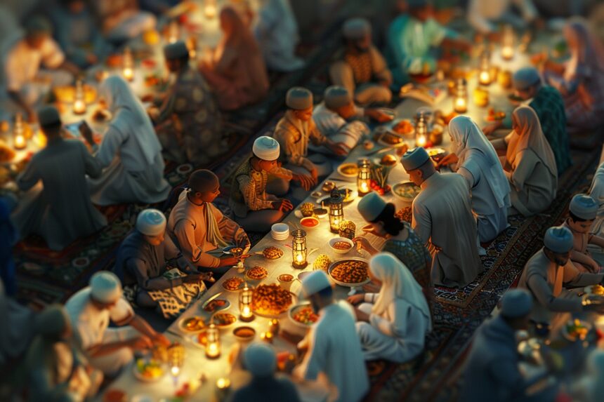 Ilustrasi buka puasa Ramadhan/ foto: freepik