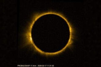 Penampakan Matahari Cincin dari Proba-2 / Foto: space