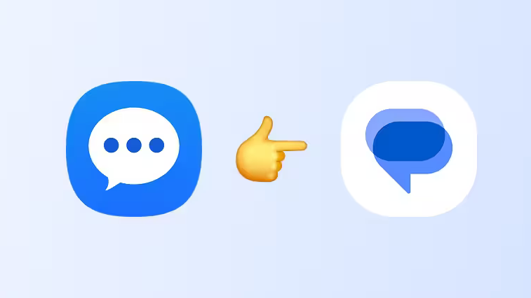 Ilustrasi Samsung Massages beralih ke Google Massages/ Foto : Engagatged