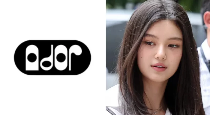 Logo ADOR dan Danielle (kanan) / Foto: allkpop
