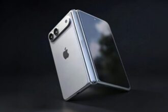 Ilustrasi iPhone lipat/ Foto: gizmochina