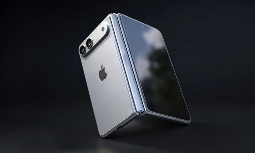 Ilustrasi iPhone lipat/ Foto: gizmochina