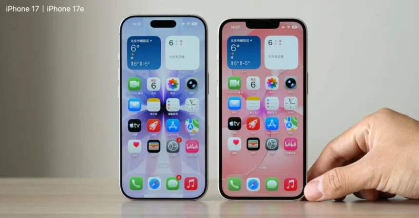 iPhone 17 dan iPhone 17e/ Foto: gizmochina