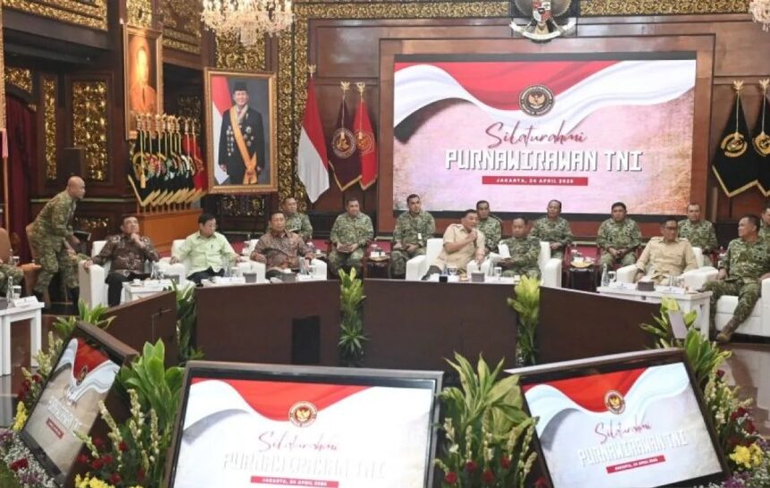 Para petinggi TNI saat diundang Menhan Sjafrie Sjamsoeddin/ Foto: courtesy ANTARA