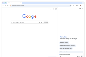 Tampilan google gemini di chrome/ Foto: engagatged