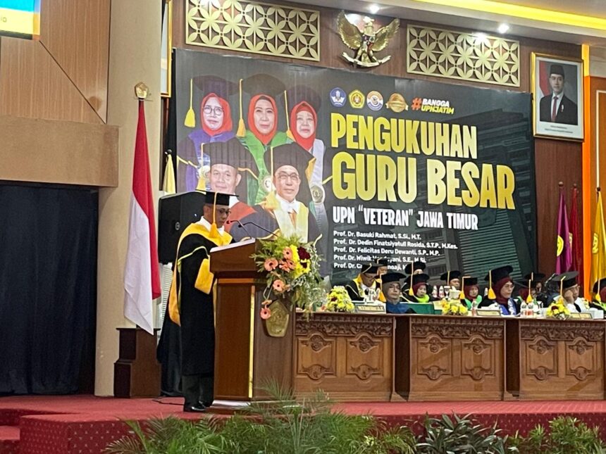Orasi Ilmiah Prof Catur dalam pengukuhan guru besarnya/dok.aktual.co.id