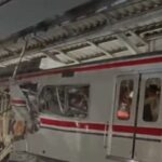 Tangkapan layar kecelakaan KA di Stasiun Bekasi Timur/ Foto: Ist