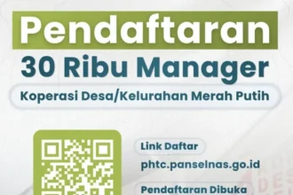 Tampilan pendaftaran pekerjaan koperasi desa/ Foto: Ist