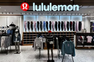 Gerai pakaian Lululemon/ Foto: Ist
