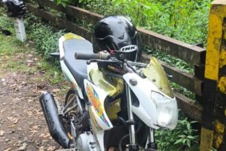 Sepeda motor yang ditemukan lokasi kejadian/ Foto: Ist