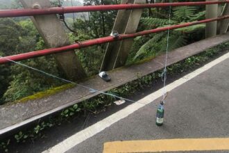 Tangkapan layar penemuan mayat di Cangar/ Foto: Ist