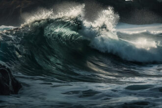 Ilustrasi Tsunami/ Foto: freepik