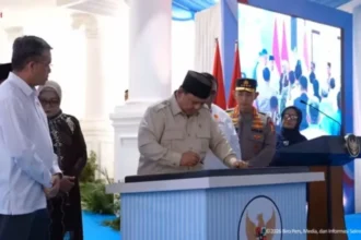 Presiden Prabowo meresmikan Museum Marsinah di Kab Nganjuk/ Foto: youtube
