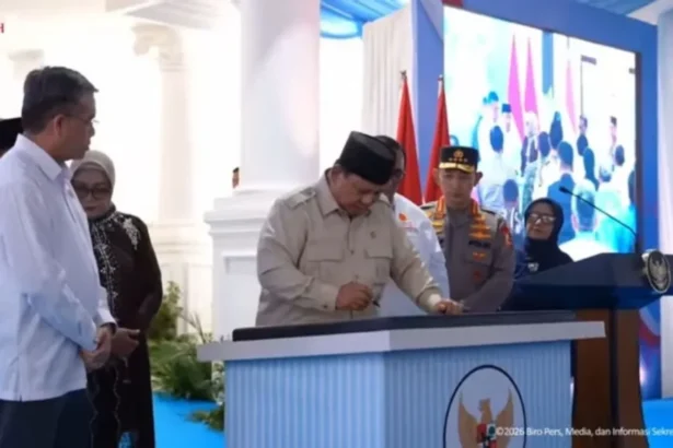 Presiden Prabowo meresmikan Museum Marsinah di Kab Nganjuk/ Foto: youtube
