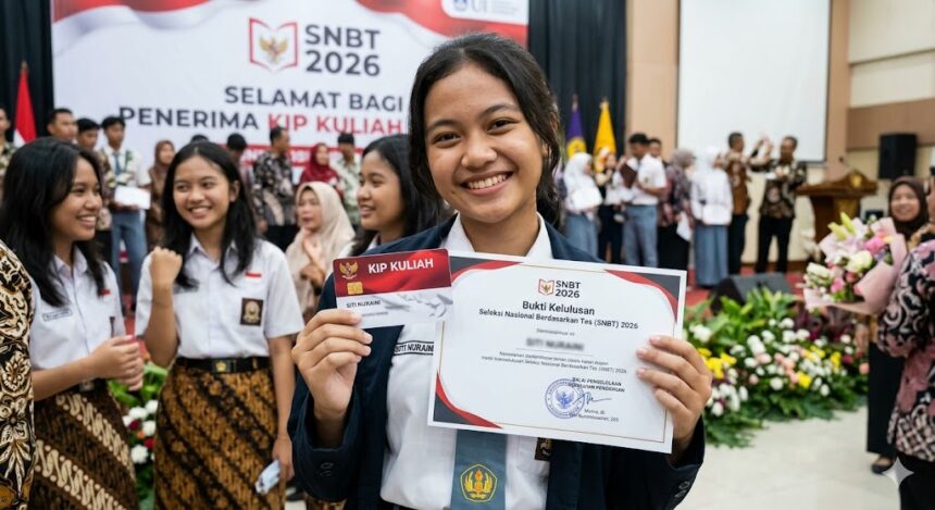 Ilustrasi penerima KIP jalur SNBT/ Foto: gemini
