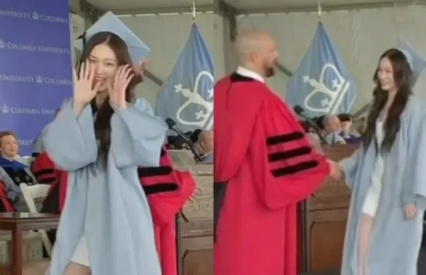 Annie ALLDAY PROJECT saat wisuda/ Foto: allkpop