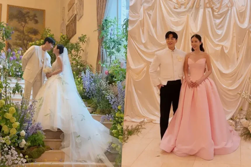 Foto-foto pernikahan Shinji dan MoonOne/ Foto: soompi