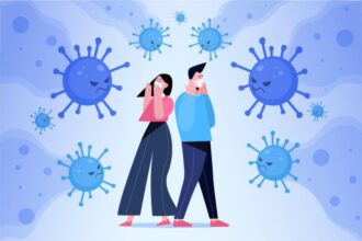 Ilustrasi penyebaran virus/ Foto: freepik