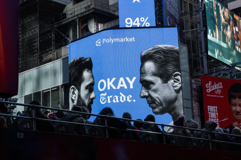 Iklan Polymarket/ Foto: Aljazeera