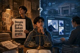 Ilustrasi Desain Gratis di Era AI/dok.aktual.co.id