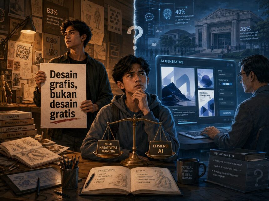 Ilustrasi Desain Gratis di Era AI/dok.aktual.co.id