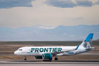 Pesawat Frontier Airlines / Foto: Ist