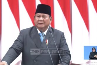 Presiden Prabowo dalam KEM-PPKF/ Foto: Parlemen TV