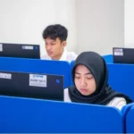Peserta UTBK SNBT/ Foto: Humas Unesa