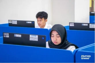 Peserta UTBK SNBT/ Foto: Humas Unesa
