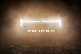 Teaser Mitsubishi Pajero/ Foto: Kyodo